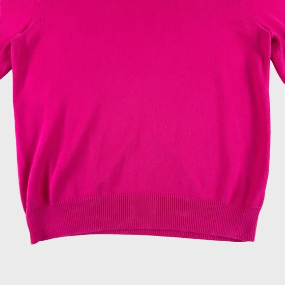 Express Pink V-Neck Sweatshirt - Picture 6 of 14